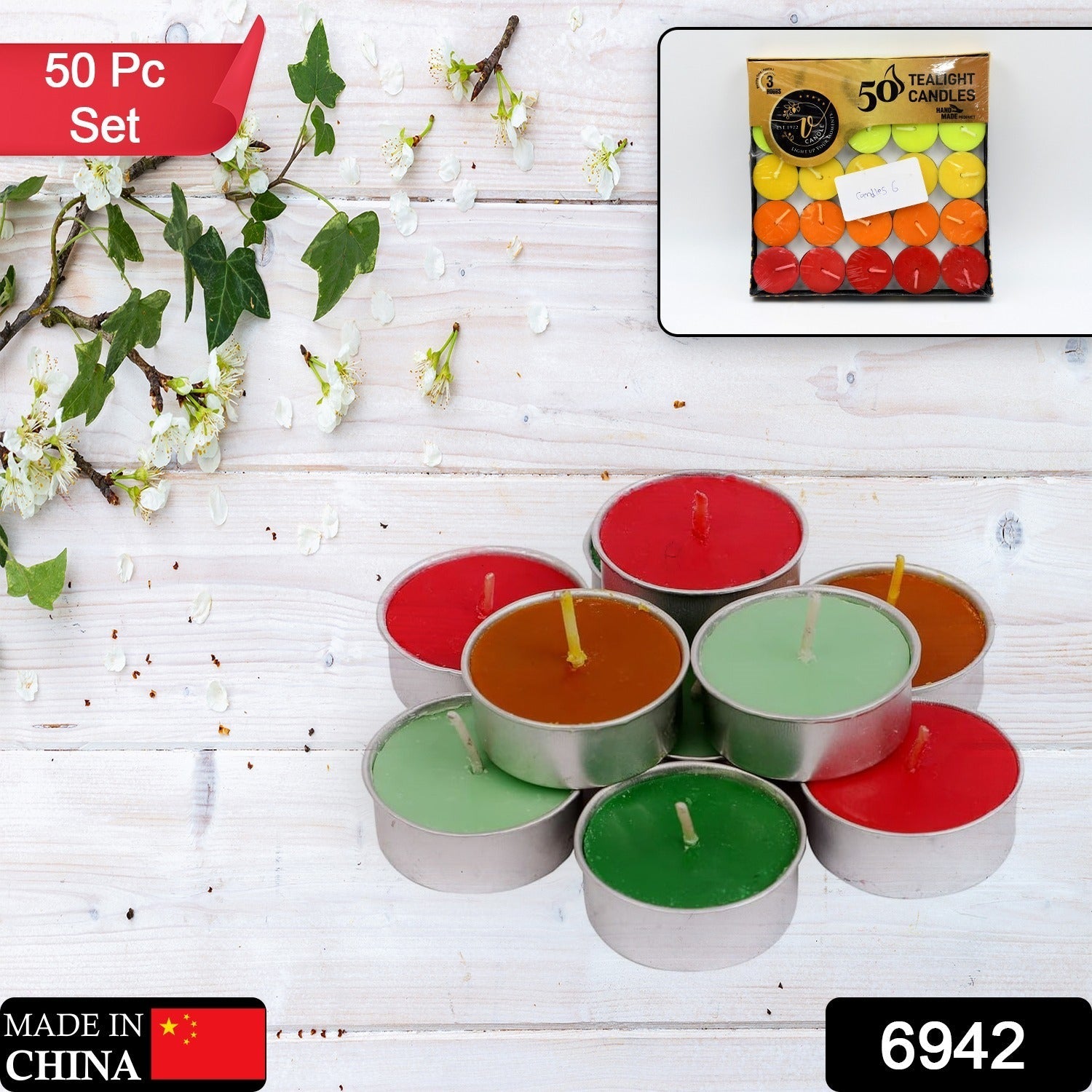 6942 DECORATIVE COLOR CANDLE LIGHT CANDLE PERFECT FOR GIFTS, HOME, ROOM, BIRTHDAY, ANNIVERSARY DECORATIVE CANDLES (50 Pc Set) 6942 DECORATIVE COLOR CANDLE LIGHT CANDLE PERFECT FOR GIFTS, HOME, ROOM, BIRTHDAY, ANNIVERSARY DECORATIVE CANDLES (50 Pc Set)